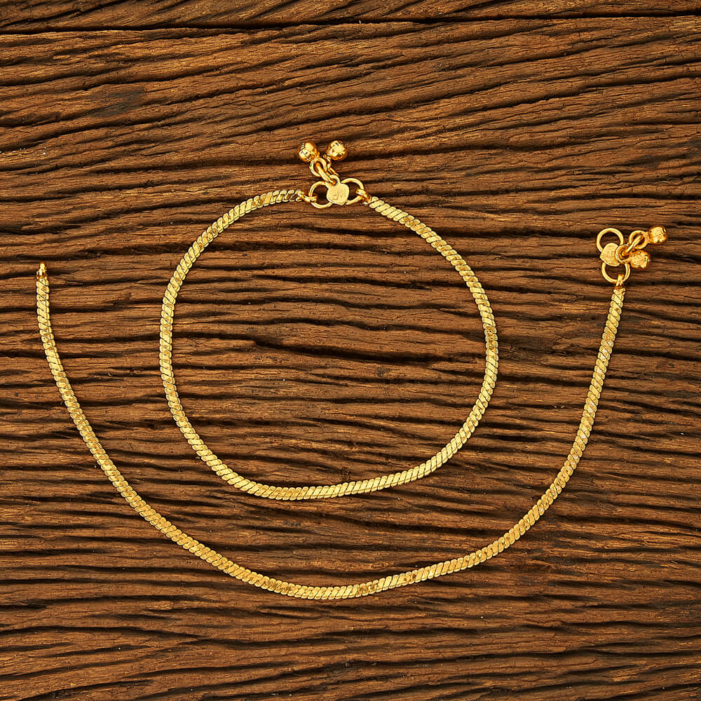 Gold Payal Anklet