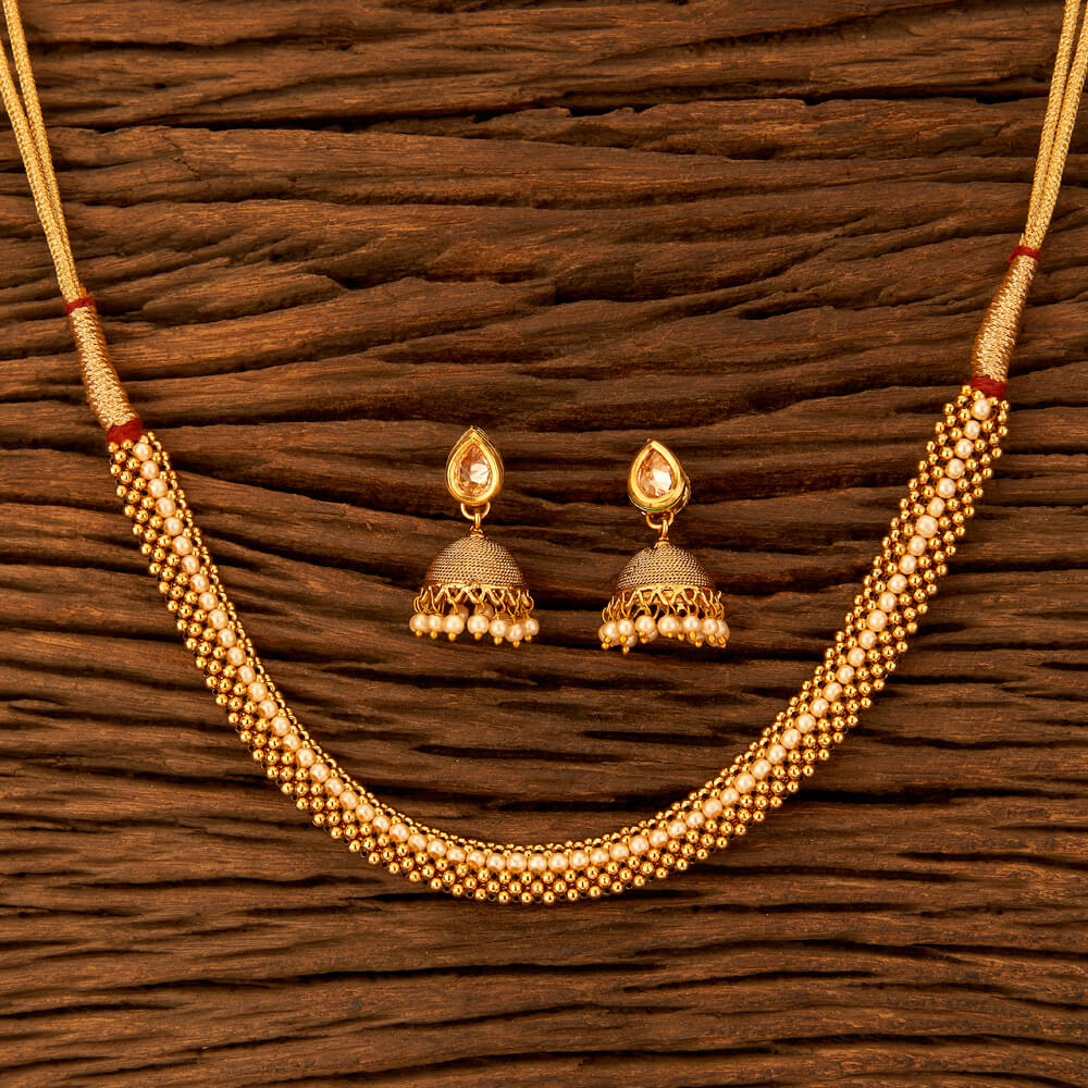 Traditional Gold Necklace Set