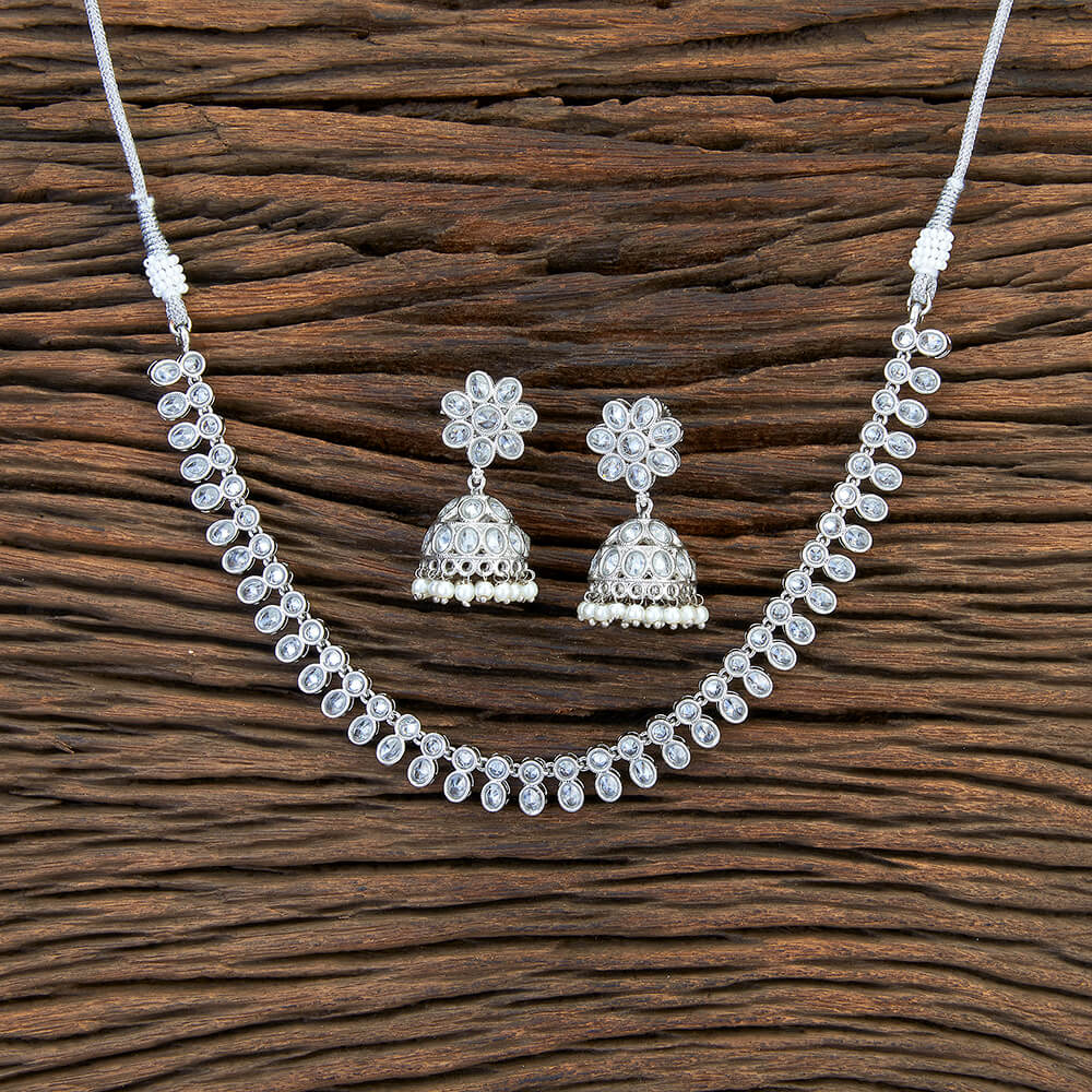 Traditional Silver Necklace Set