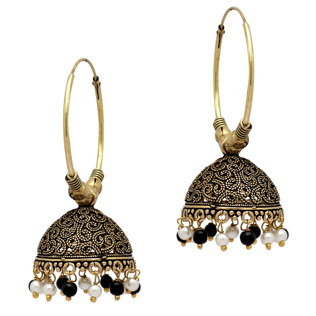 Antique Mini Hoop Jhumka