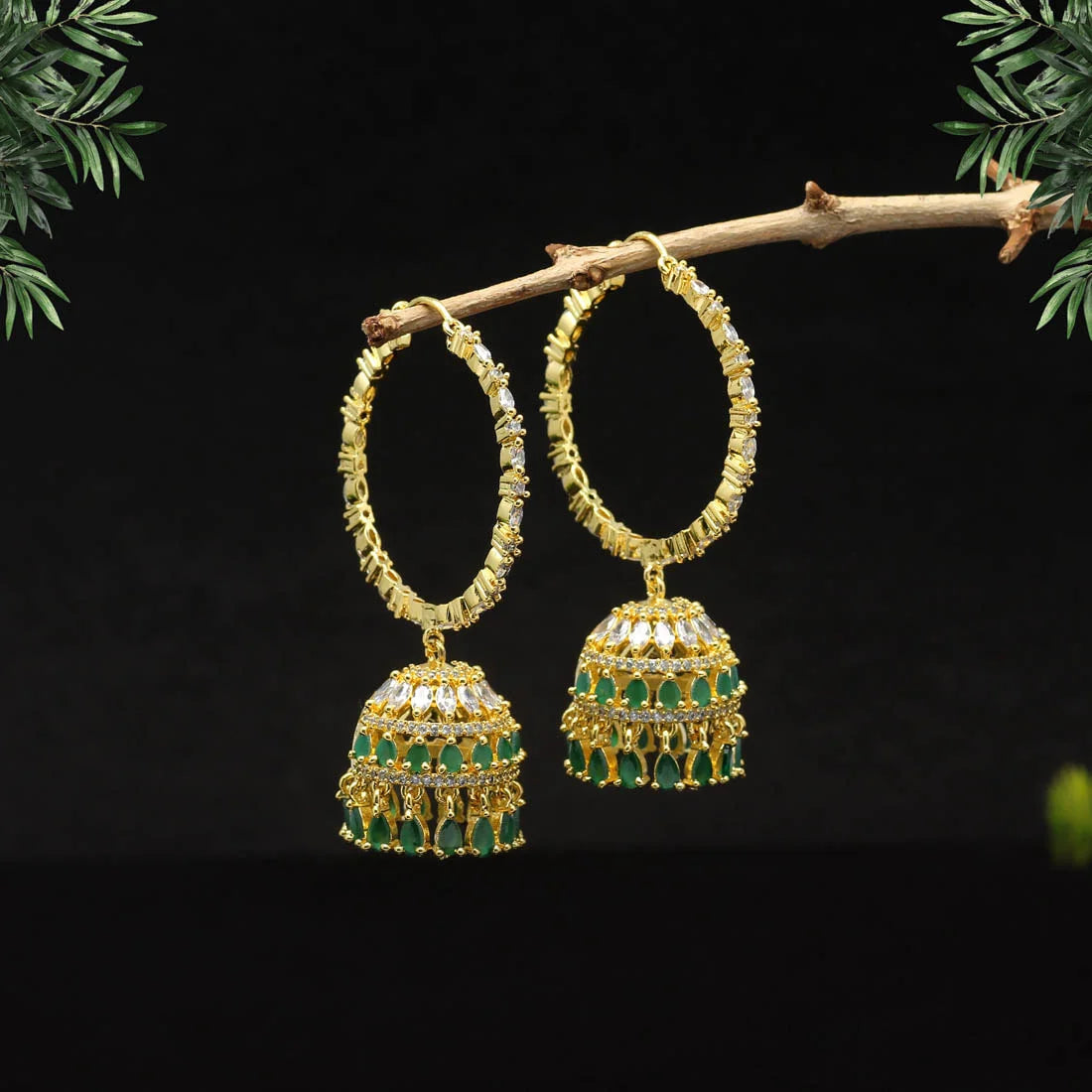 Heer Hoop Jhumke (Gold)