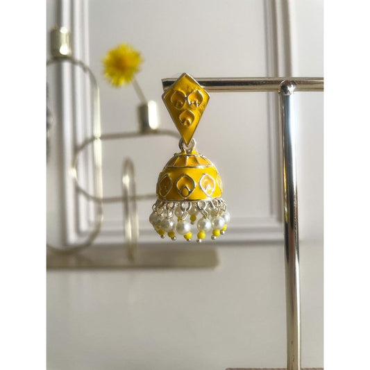 Mini Yellow Jhumki