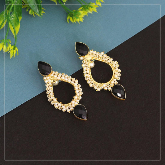 Black Amrapali Earrings