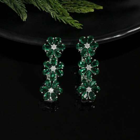 Falak Emerald Earrings